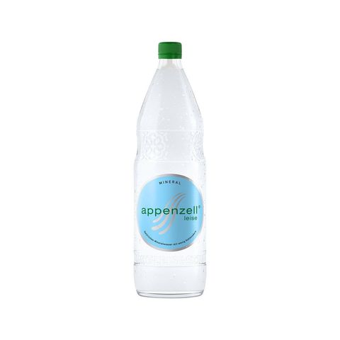 Mineralwasser leise Glas, ohne Zertifizierung