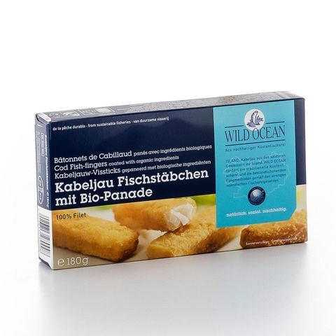TK Fischstäbchen Kabeljau paniert, Wildfang/-sammlung