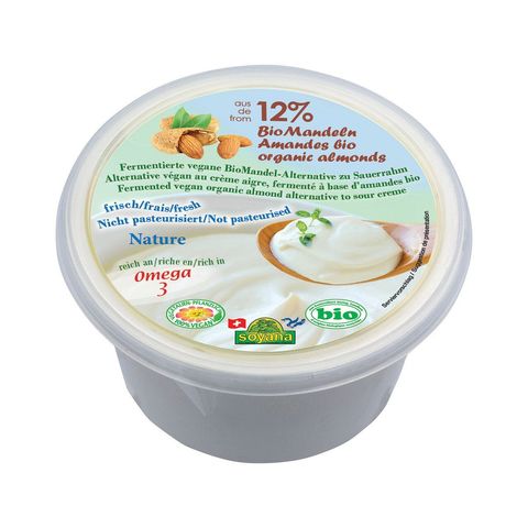 Fermentierte Mandel Nature Alternative zu Sauerrahm, Schweizer Bio-Verordnung