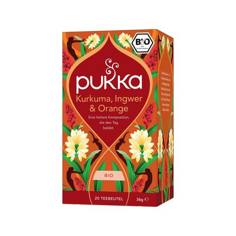 Kurkuma, Ingwer & Orange, Kräutertee, EU Bio