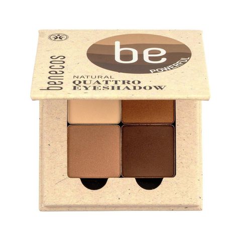 Quattro Eyeshadow coffee & cream, Kontrollierte Naturkosmetik