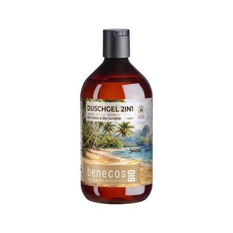 Duschgel 2-in-1, Kokos & Bio Limette, BDIH COSMOS ORGANIC