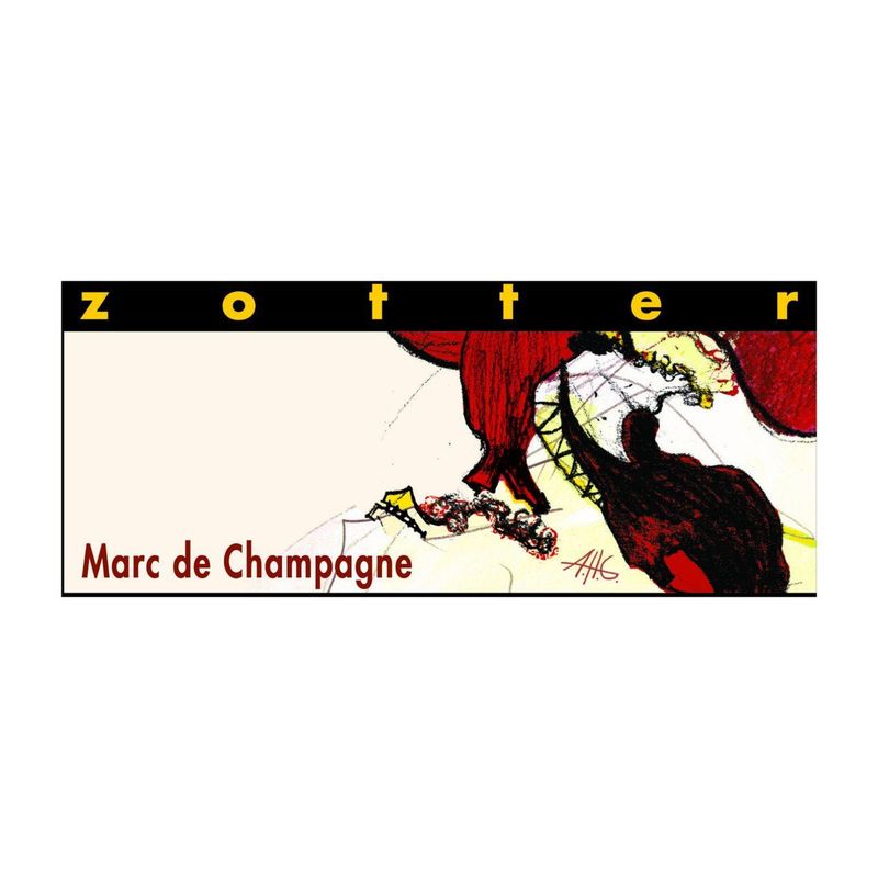 Schokolade Marc de Champagne, EU Bio