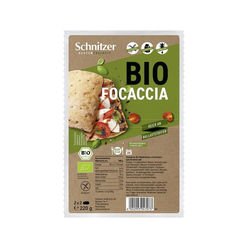 Foccaccia, EU Bio