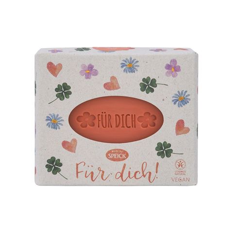 Geschenkseife "für dich", BDIH COSMOS NATURAL