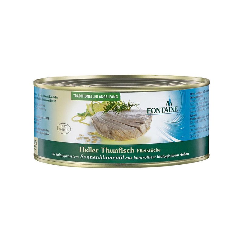 Thunfisch hell in Bio-Sonnenblumenöl, ohne Zertifizierung