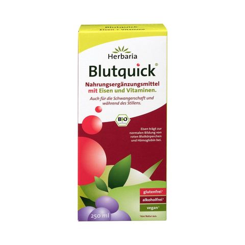 Blutquick mit Eisen und Vitaminen, ohne Zertifizierung