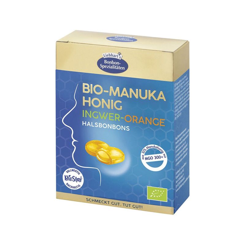 Bonbons Manuka Honig Ingwer-Orange, EU Bio
