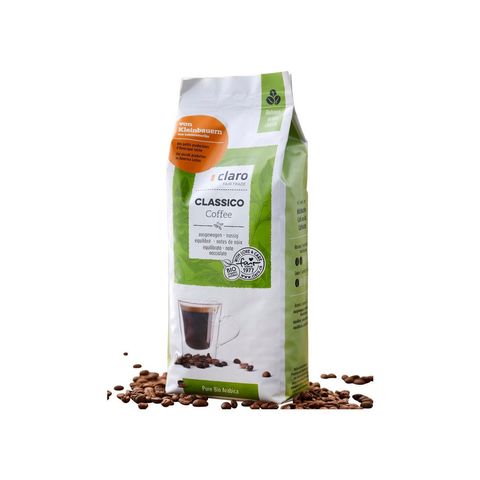 Kaffee Classico Bohnen, Schweizer Bio-Verordnung / Fairer Handel (Claro; Hand in Hand; etc.)