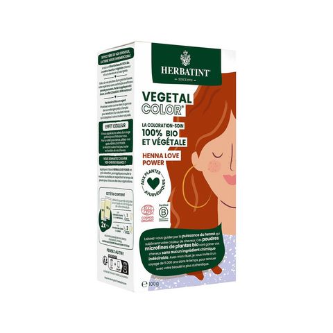 Vegetal Color - Henna Love Power, Haarfärbemittel, Ecocert COSMOS ORGANIC