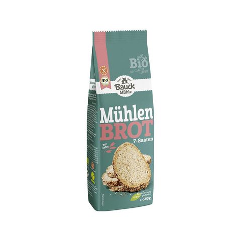 Mühlenbrot, 7-Saaten, glutenfrei, EU Bio