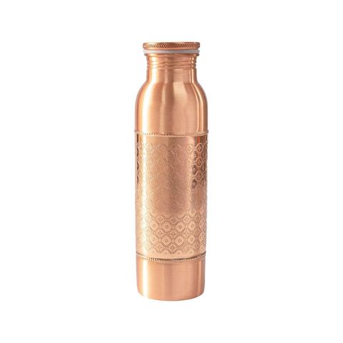 Kupferwasserflasche Mosaik 0.9 l, ohne Zertifizierung