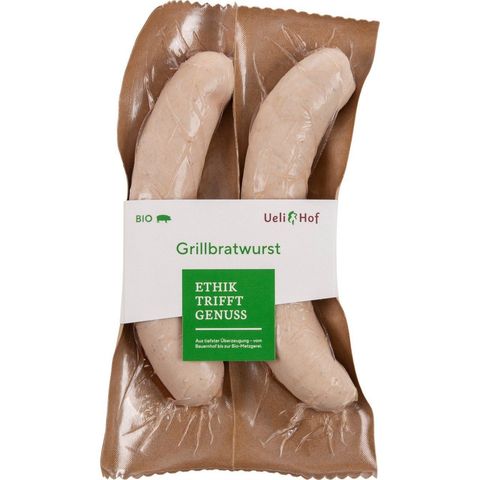 Grillbratwurst, Bio Knospe Schweiz