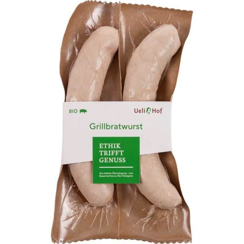 Grillbratwurst, Bio Knospe Schweiz
