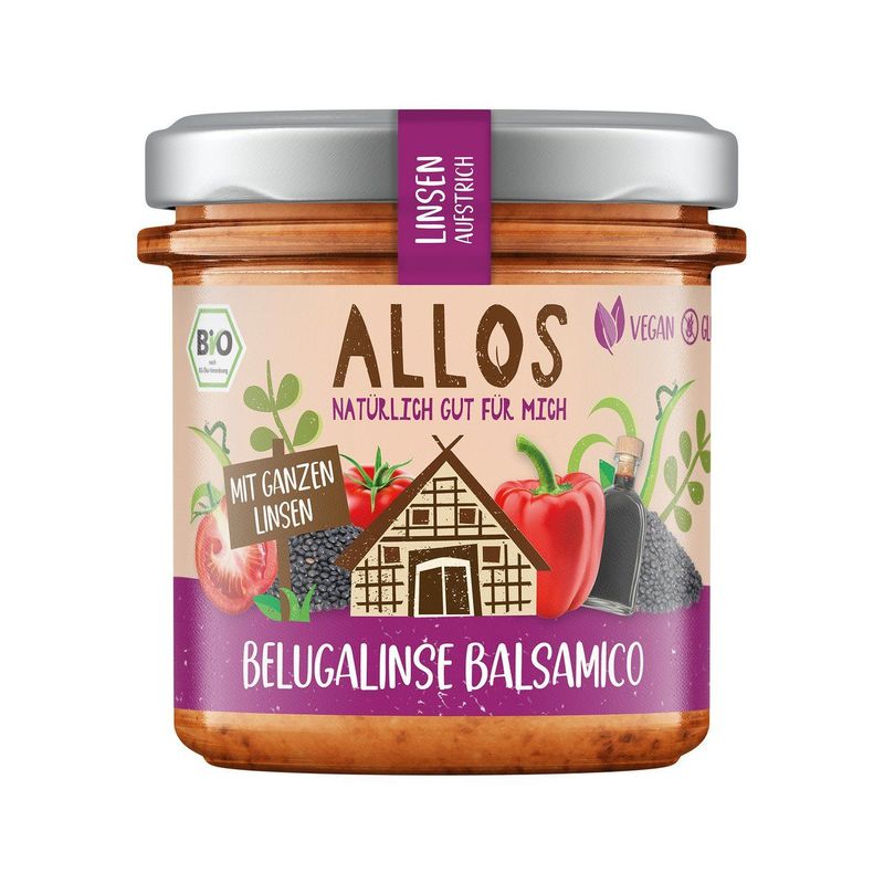 Linsen-Aufstrich Beluga Linsen Balsamico, EU Bio