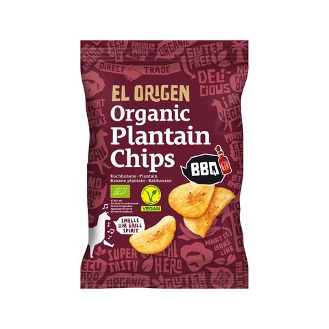 Kochbananen Chips BBQ, EU Bio