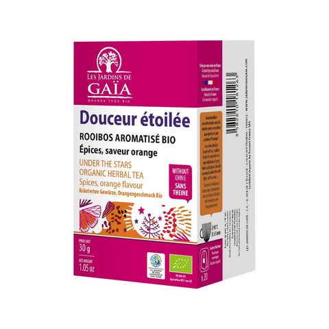Rooibos mit Gewürzen & Orange, Gewürztee, EU Bio/Fairer Handel (Claro; Hand in H)