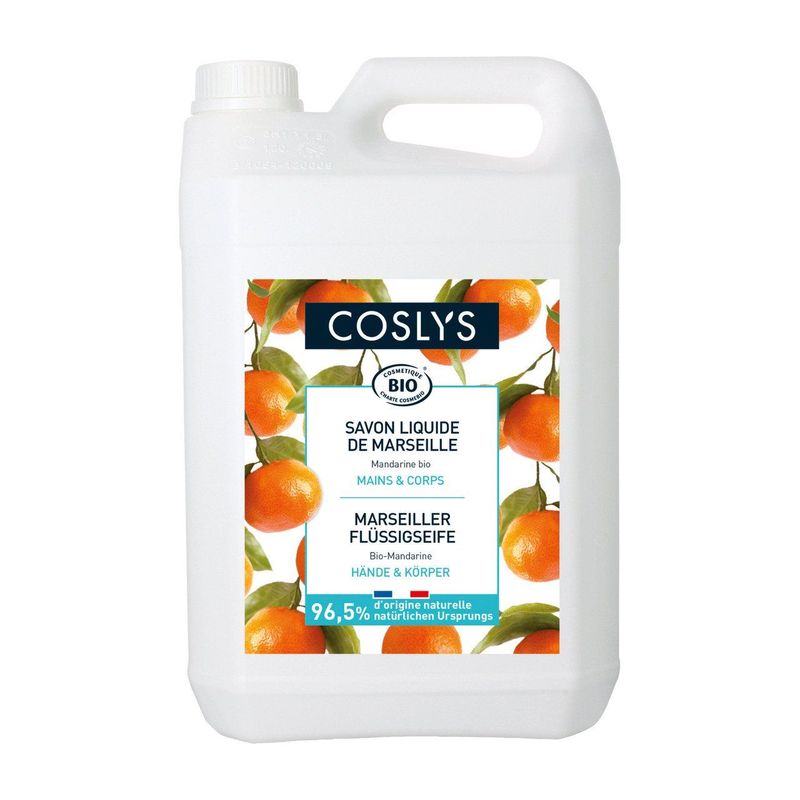 Körperseife Marseille flüssig Mandarine, Cosmebio Naturkosmetik