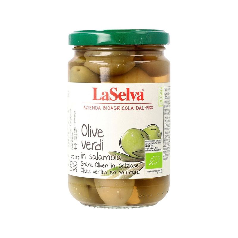 Olive verdi in Salamoia (Lake), EU Bio