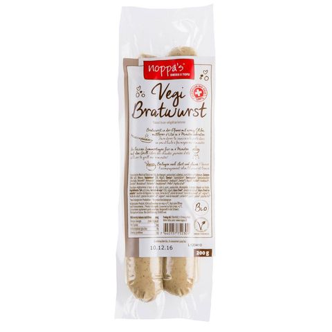 Bratwurst vegetarisch, Schweizer Bio-Verordnung