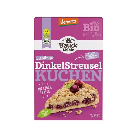Dinkel Streuselkuchen, Demeter