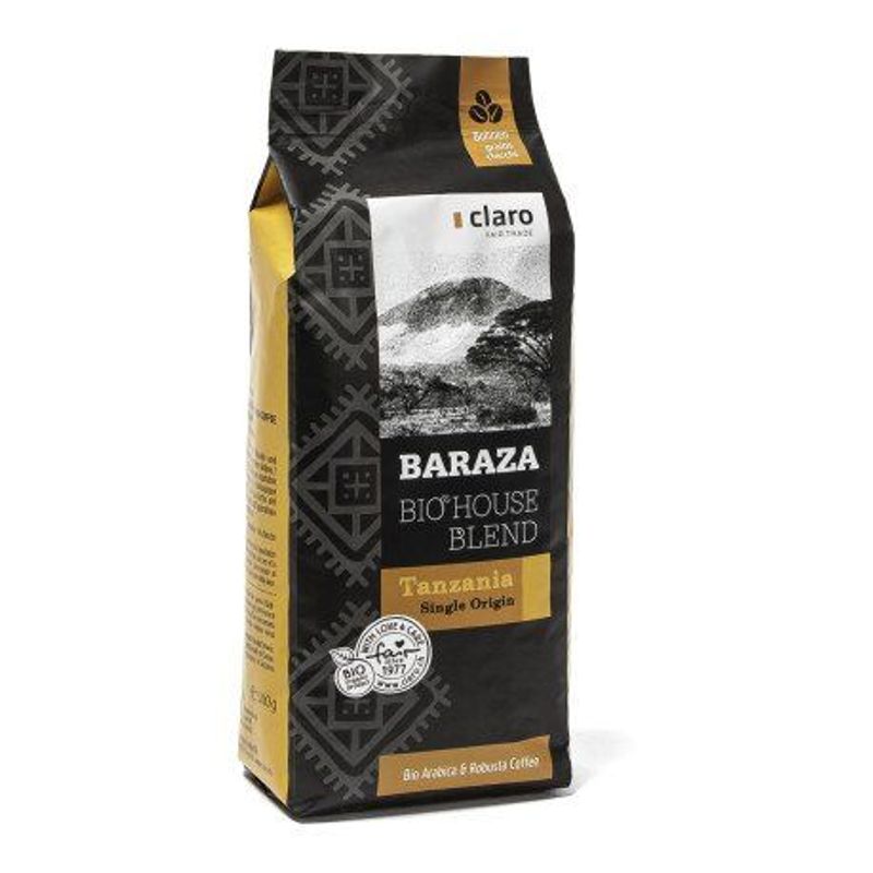 Baraza' Kaffee Bohnen, Schweizer Bio-Verordnung / Fairer Handel (Claro; Hand in Hand; etc.)