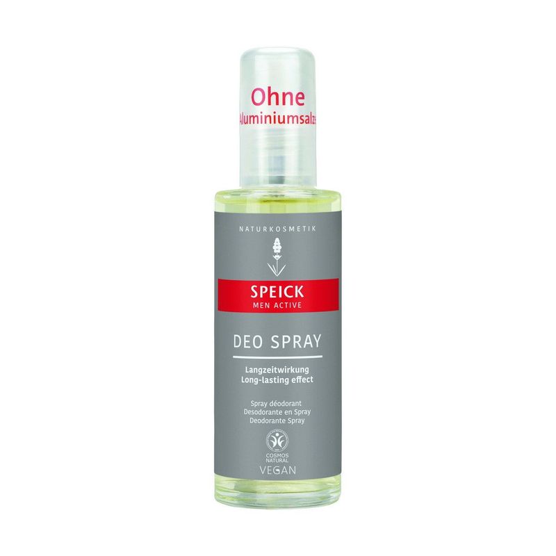 Men Active Deo Spray, BDIH COSMOS NATURAL