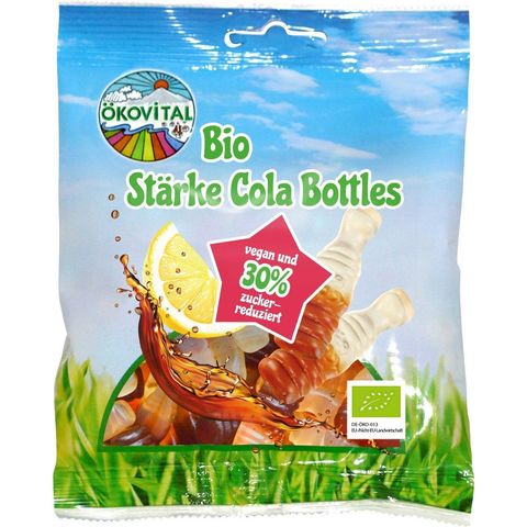 Stärke Cola Bottles Zuckerreduziert, EU Bio