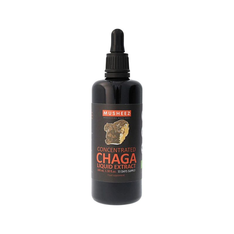 Chaga Flüssigextrakt aus Bio-Vitalpilz, EU Bio