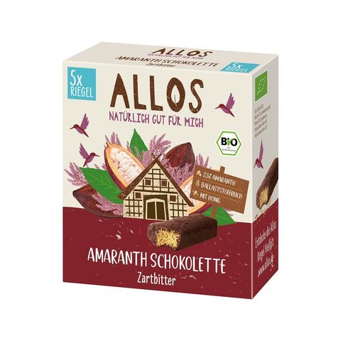Schokolette Amaranth Zartbitter, EU Bio
