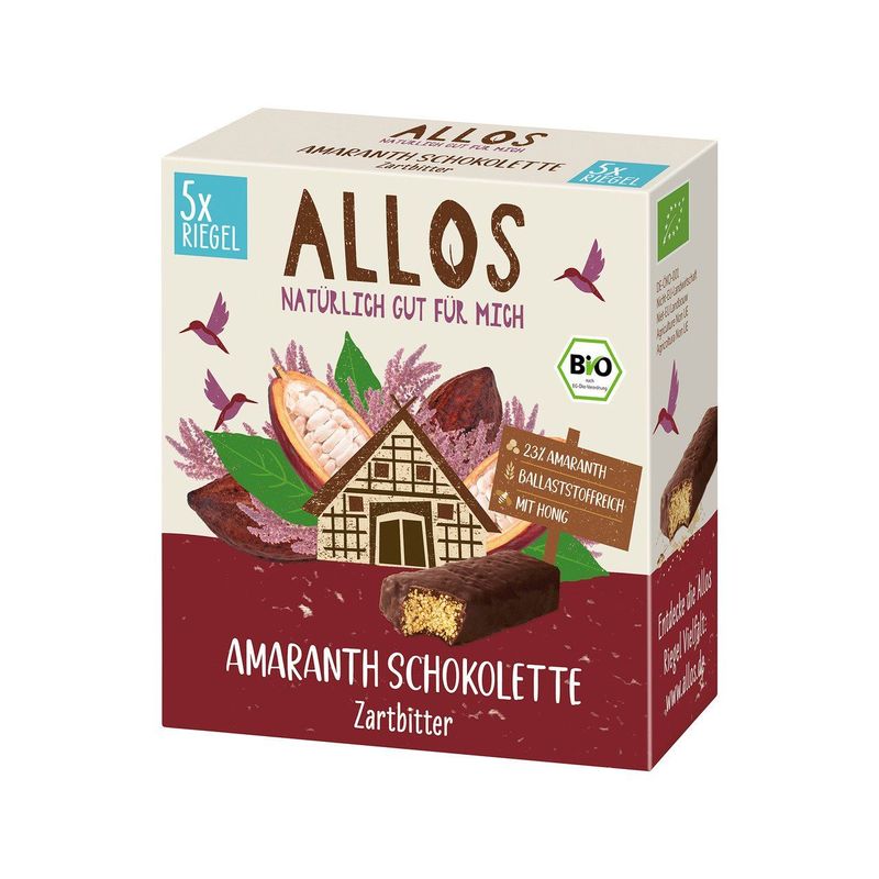 Schokolette Amaranth Zartbitter, EU Bio