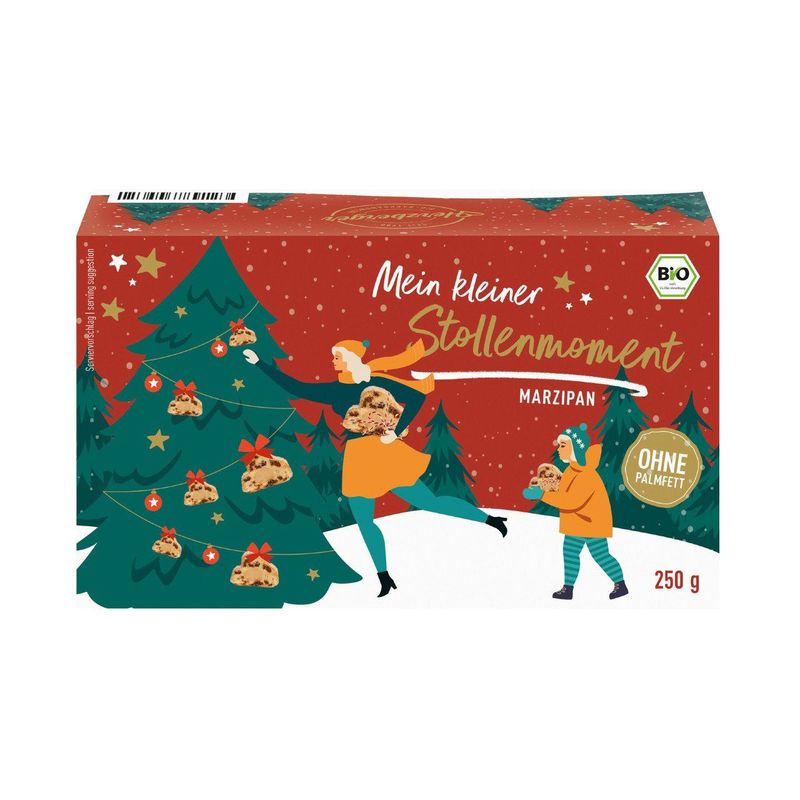 Marzipanstollen Mini, EU Bio