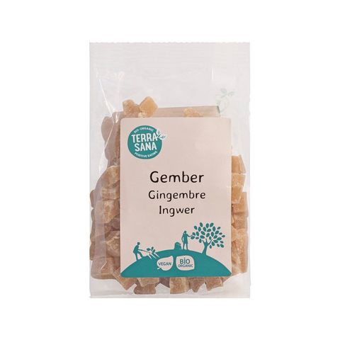 Ingwer kandiert, EU Bio