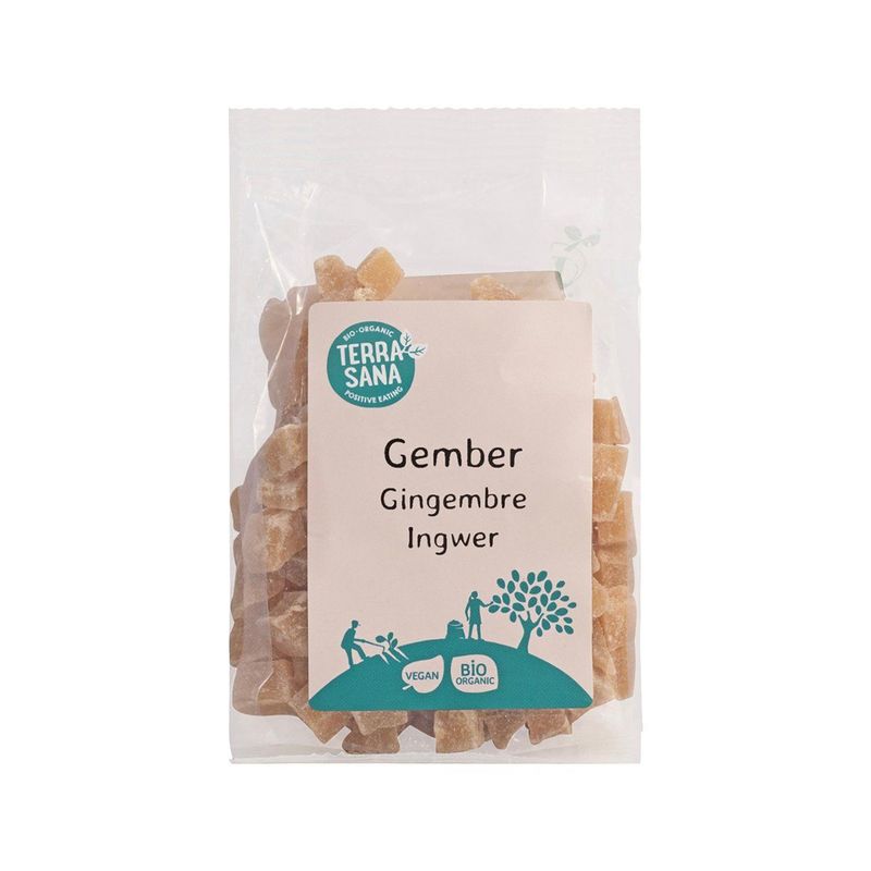 Ingwer kandiert, EU Bio