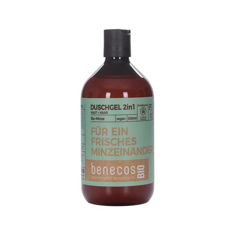 Duschgel 2in1 BIO-Minze, BDIH COSMOS ORGANIC