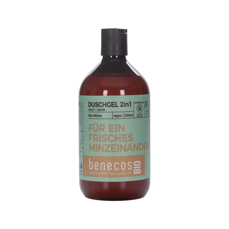 Duschgel 2in1 BIO-Minze, BDIH COSMOS ORGANIC