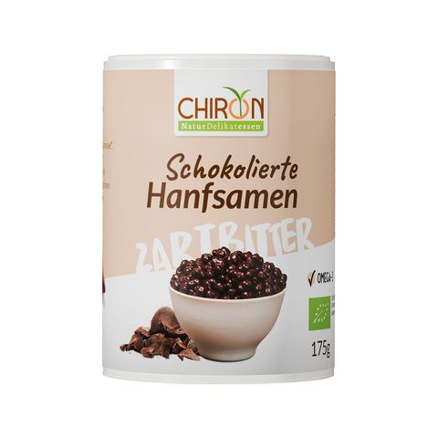 Hanfsamen gebrannt in Zartbitter, EU Bio