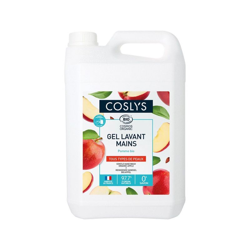 Handseife mild flüssig Apfel, Cosmetique Bio - COSMOS ORGANIC