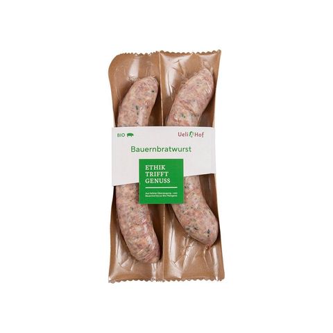 Saucisse à rôtir paysanne, Bio Knospe Schweiz
