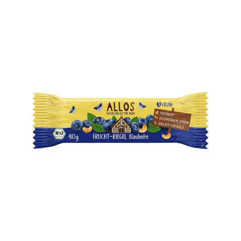 Fruchtschnitte Blaubeere, EU Bio