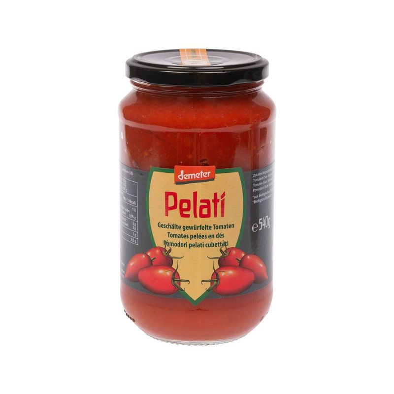 Pelati - Geschälte gewürfelte Tomaten, Demeter