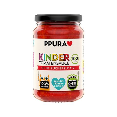 Sugo Kinder - Tomatensauce ohne Zuckerzusatz, Schweizer Bio-Verordnung
