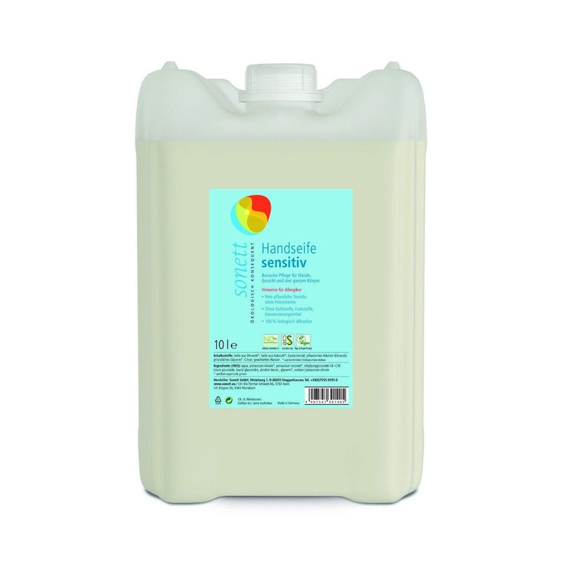 Handseife sensitiv, Natural Cosmetic Standard - Organic