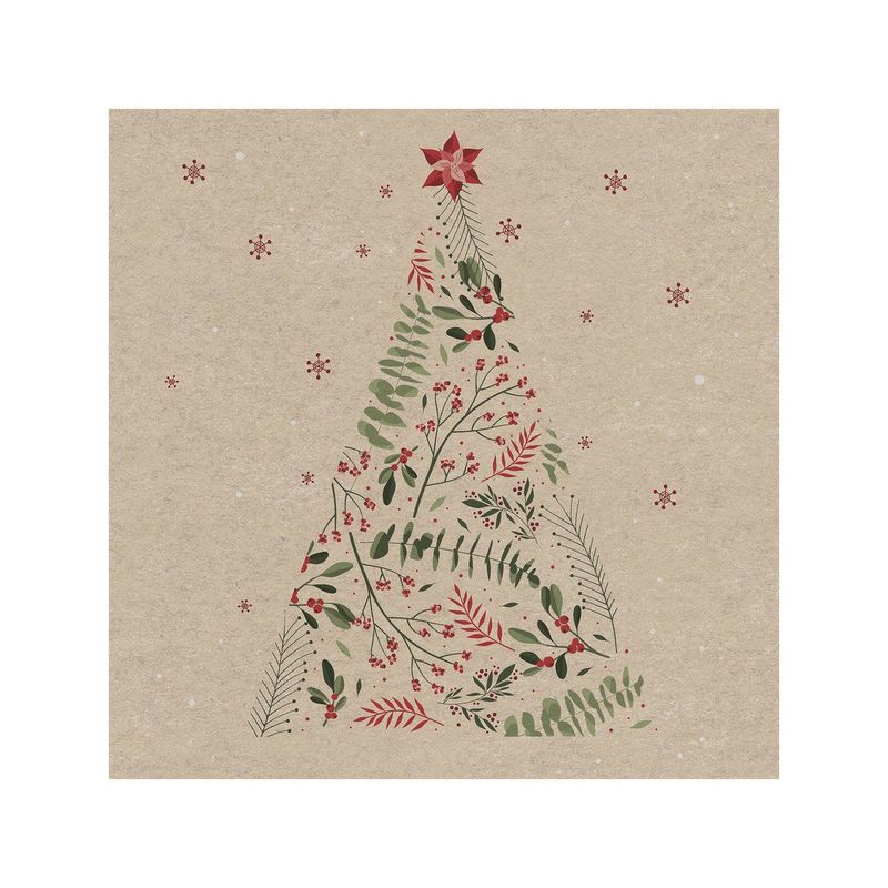 Papierserviette Christmas Tree, 33 x 33 cm, 2-lagig, 100% FSC Holz oder Fasern