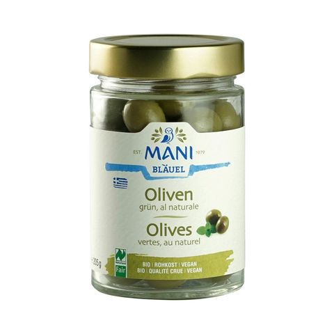Oliven grün al naturale Rohkost, EU Bio