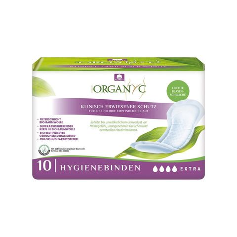 Hygienebinden extra, leichte Blasenschwäche, ohne Zertifizierung