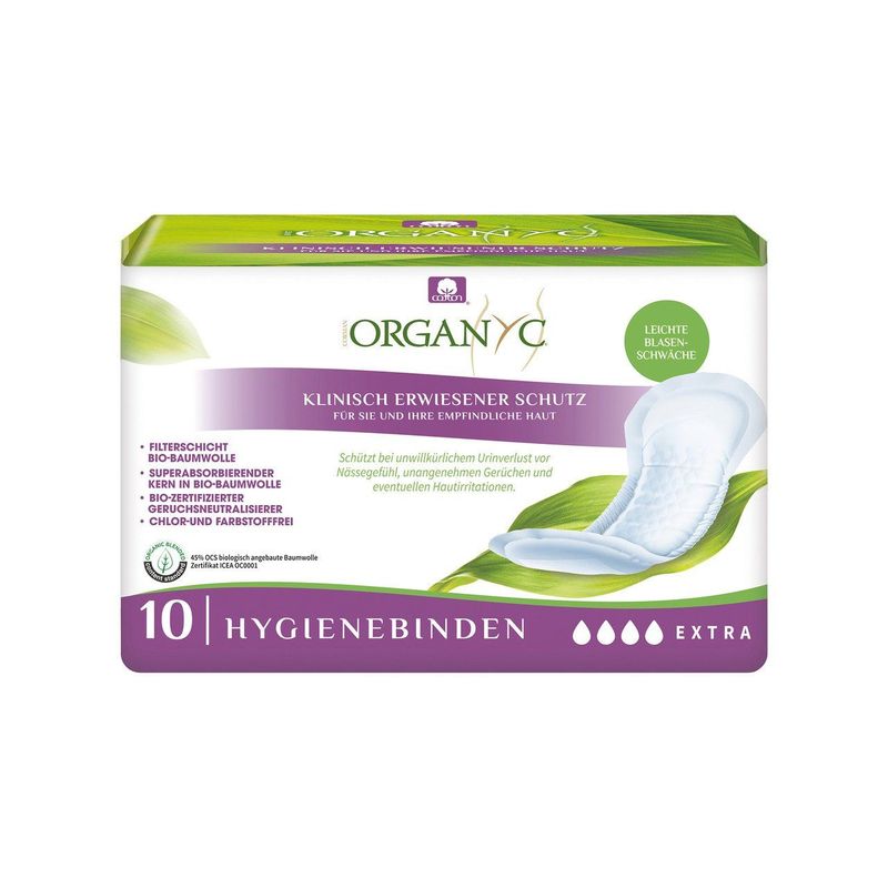 Hygienebinden extra, leichte Blasenschwäche, ohne Zertifizierung