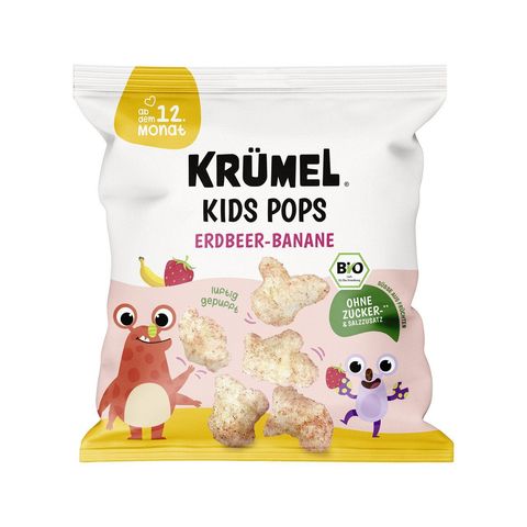 Kids Pops Erdbeer-Banane, EU Bio