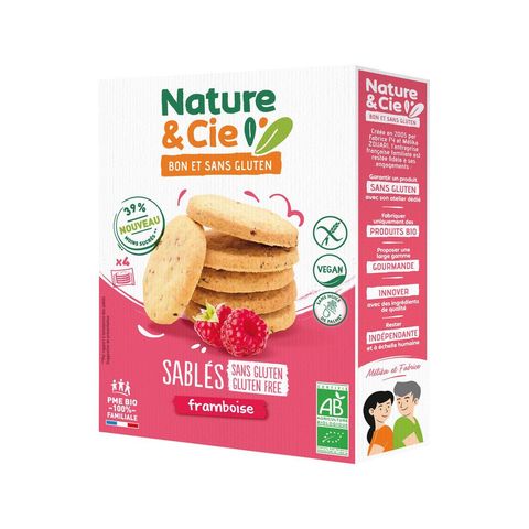 Sablés Himbeere glutenfrei, EU Bio