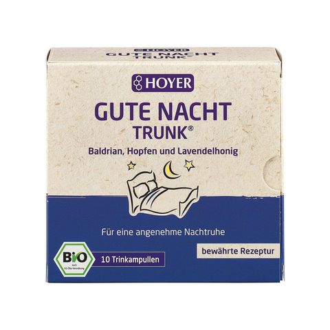 Gute Nacht-Trunk Trinkampullen, EU Bio